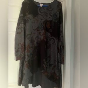 Chicos, lightweight sweater tunic, Chicos, size 2